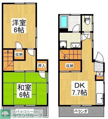 藤ハイツの間取り写真