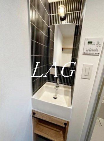 洗面設備　洗面台です。