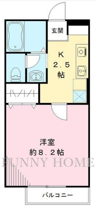 ブランドール千歳の間取り写真