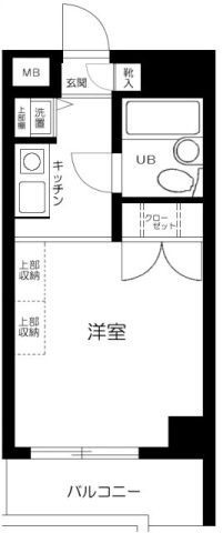 東武東上線 東武練馬駅 徒歩4分 5階建 築40年の間取り写真