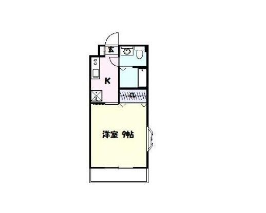 小田急線 登戸駅 徒歩12分 3階建 築24年の間取り写真