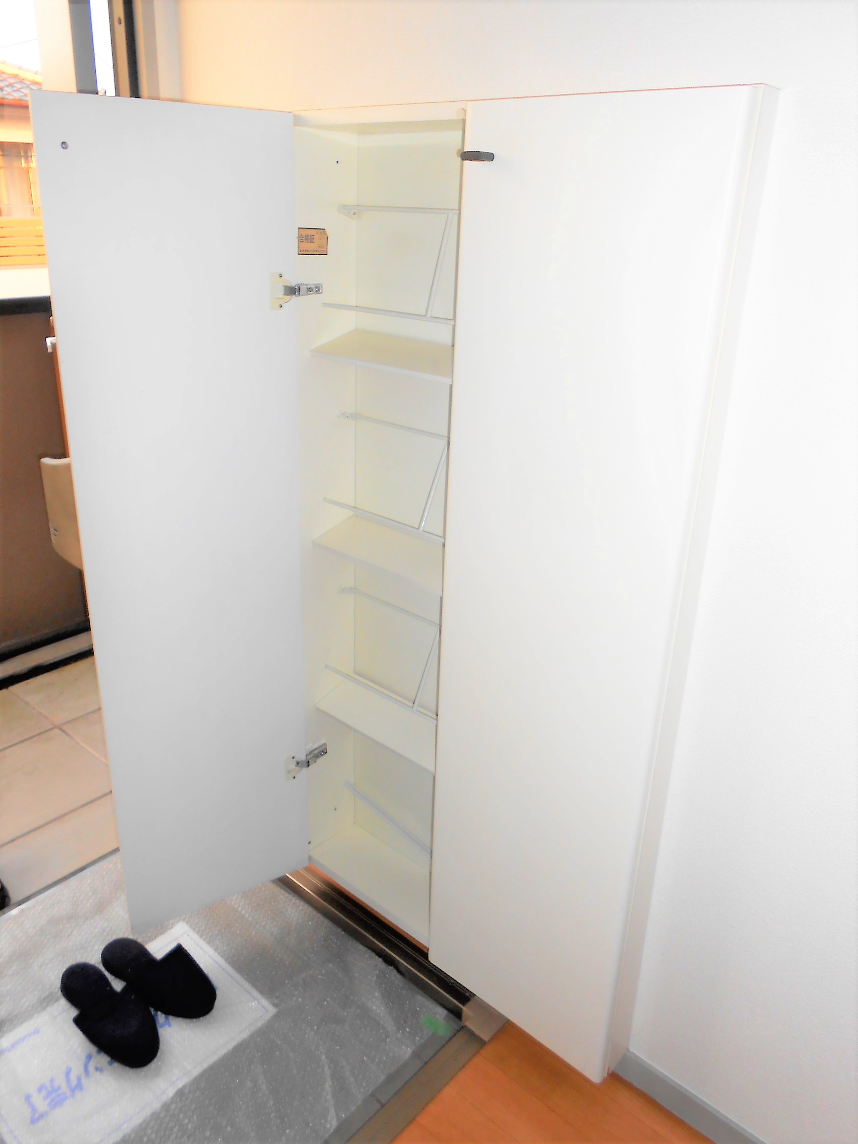 玄関　収納しやすいシューズボックスがあります！