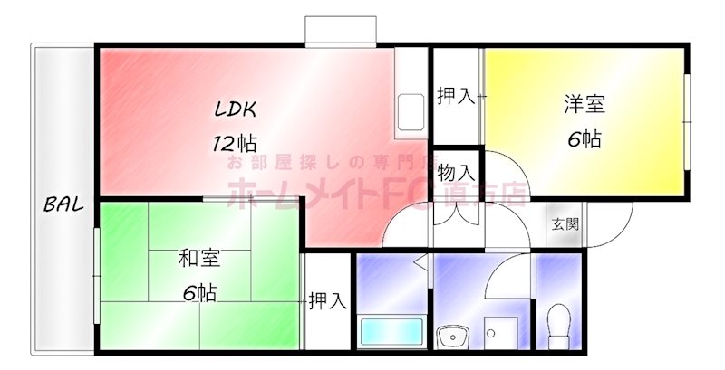 敷田ビルの間取り