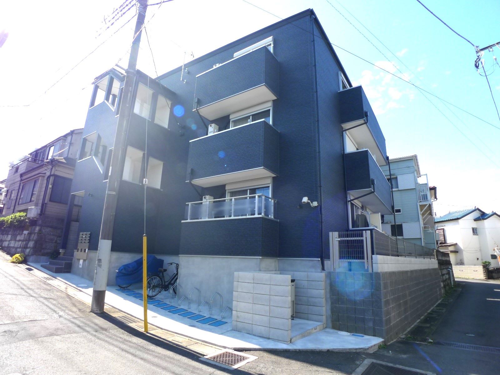 建物外観　2022年3月完成☆築浅1Kアパート！！