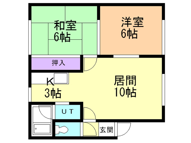 マンションサトウＢの間取り