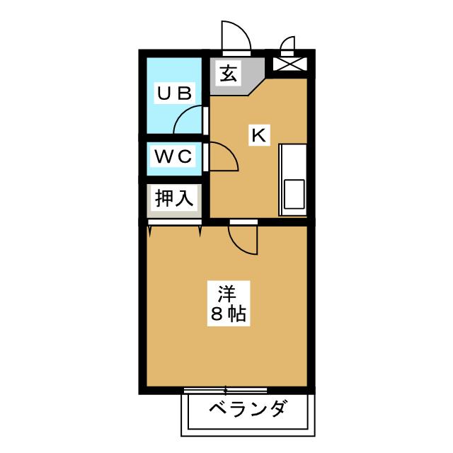 パールマンションIIの間取り