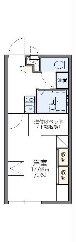 レオパレスアルファヨシオカの間取り