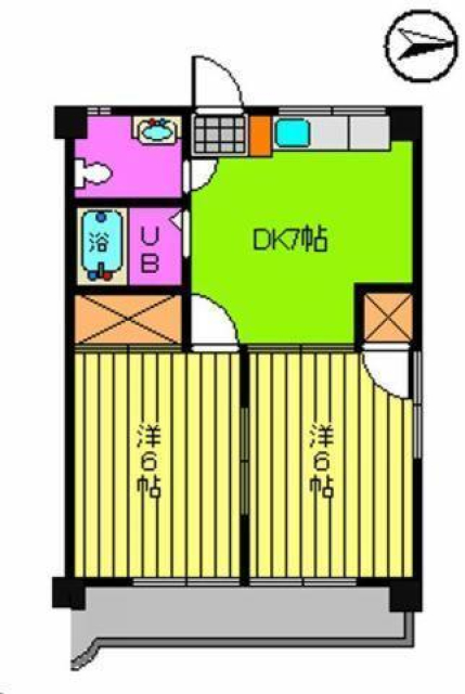 第75杉フラットの間取り