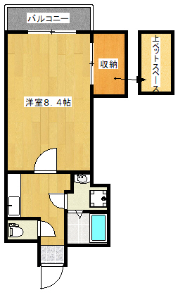 グリーンロード参番館の間取り写真