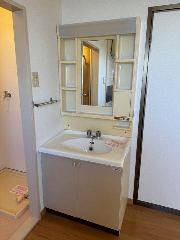 【和歌山市新庄のアパートの洗面設備】