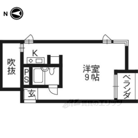 テラッセ糺の森の間取り