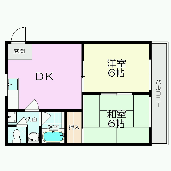 レベッカの間取り