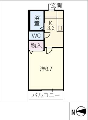 シオンハイツIIの間取り