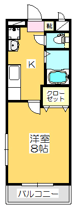 サンライズマンションの間取り