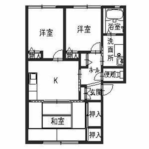 フレグランス延末の間取り