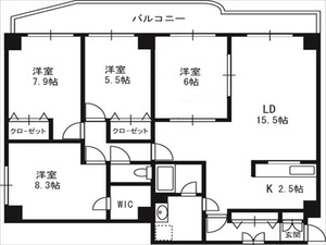 Ｇｕｆｏ伏見の間取り