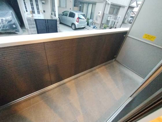 【グレイス海田市駅前のバルコニー】