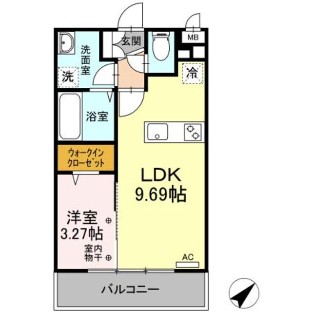 アイリスコート七右衛門の間取り