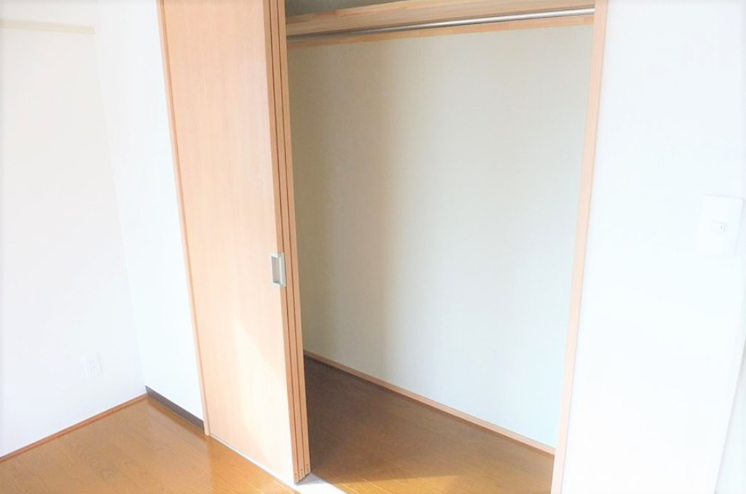 収納　たっぷりとした収納スペースです