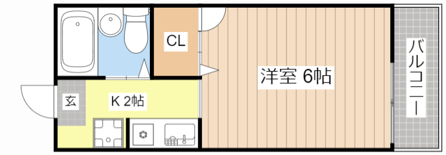 サンシティ長浜の間取り