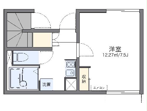 レオネクストケーズキューブ川名の間取り