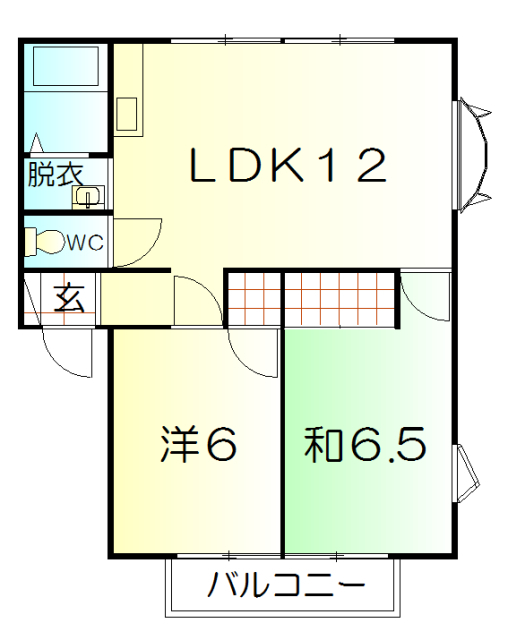 【サンビレッジ住吉Cの間取り】