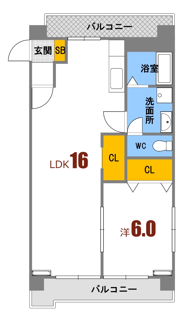 第2川本ビル13-18の間取り