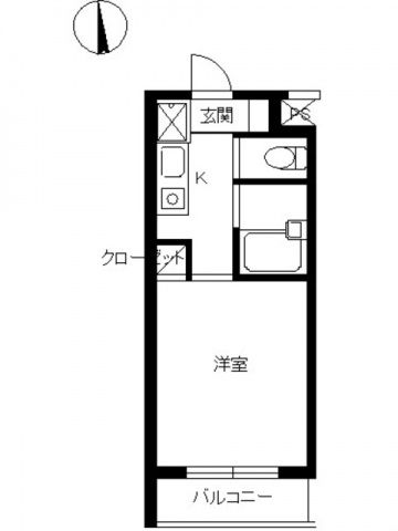 スカイコート高円寺第5の間取り