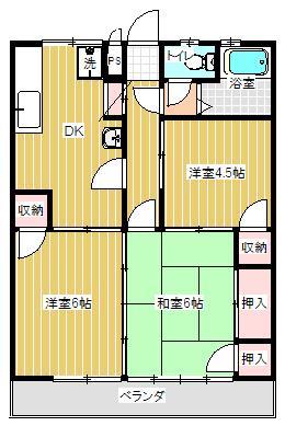 グランドハイツ野上の間取り