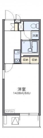 レオネクストアロマルカネハイツの間取り