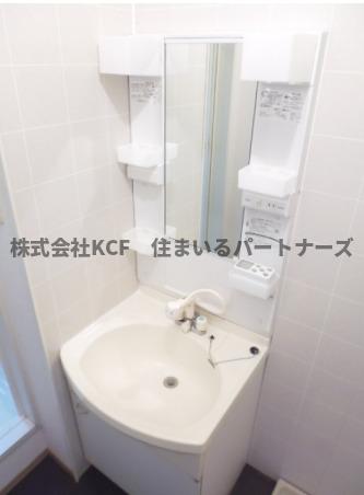 洗面設備　広い洗面スペース