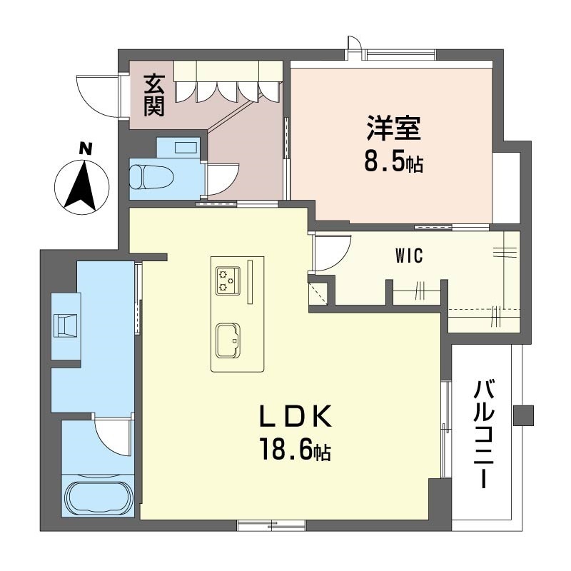 サンスベリア大和の間取り