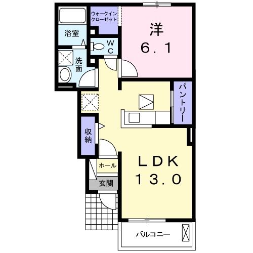 カルムメゾンIIの間取り