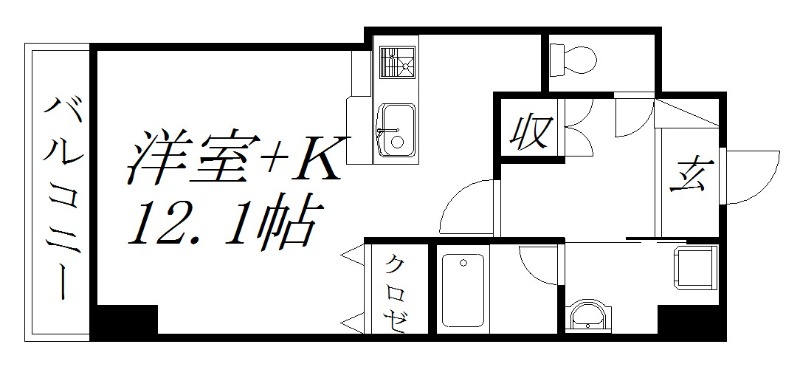 浜松市中央区和田町のマンションの間取り