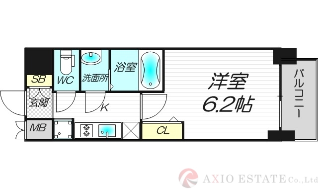 プレサンス東三国駅前グランクラスの間取り