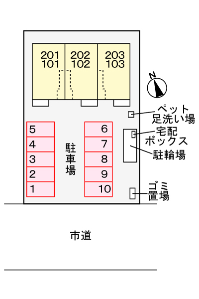 【ユニゾン王ノ瀬の駐車場】