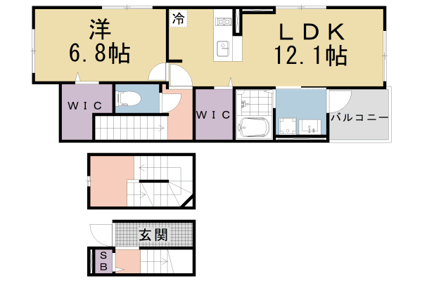 アビアントの間取り