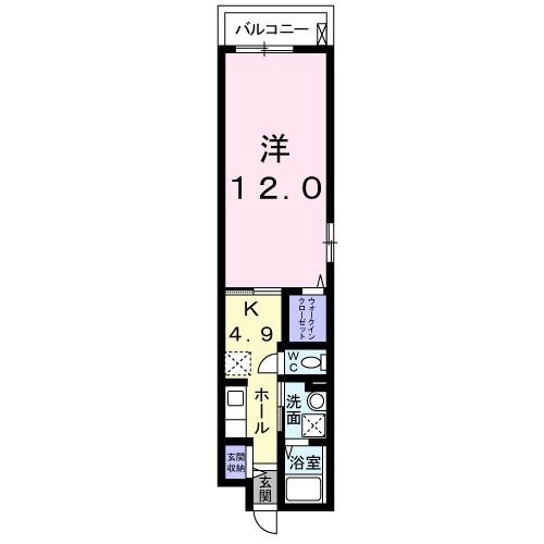 メゾン　ド　ホークの間取り