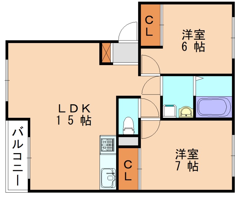 シーサイドヒルズHKIIIの間取り