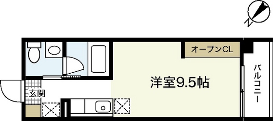 エスタディオIの間取り