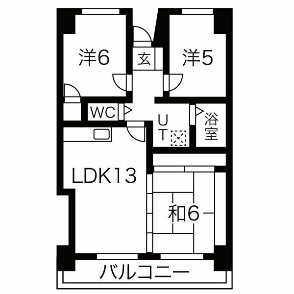 スカイライフ新宿の間取り