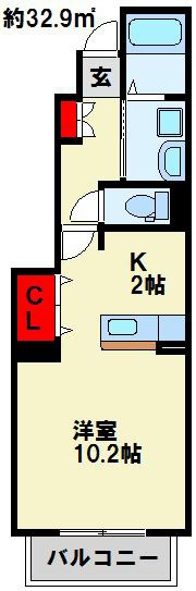 グランディールI番館の間取り