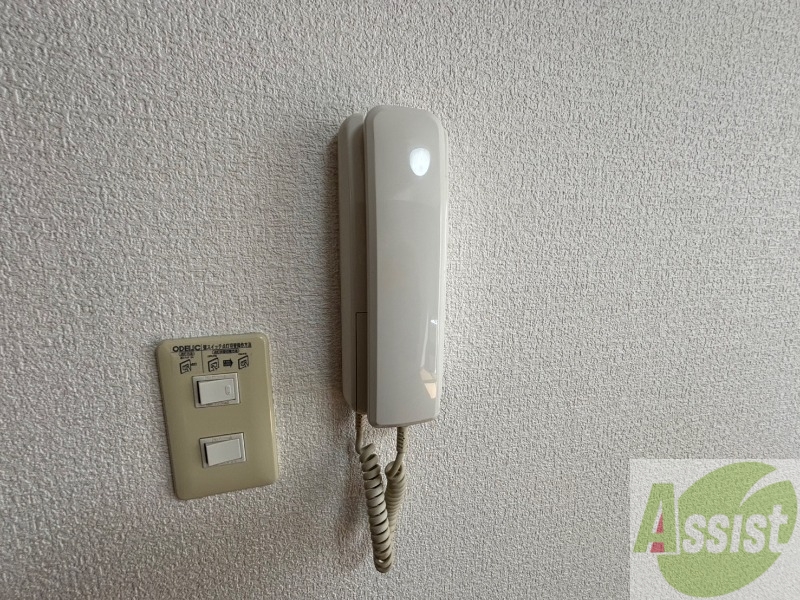 セキュリティ　インターホンで来客確認ができます。安心ですね。