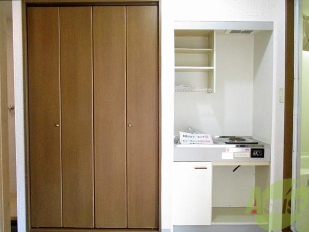 収納　クローゼットです。あとで中をおみせします。お楽しみに。