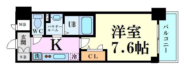プレサンスTHE久屋大通レジェンドの間取り