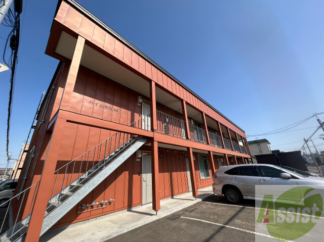 建物外観　札幌市北区新川３条「ハイム新川３４」