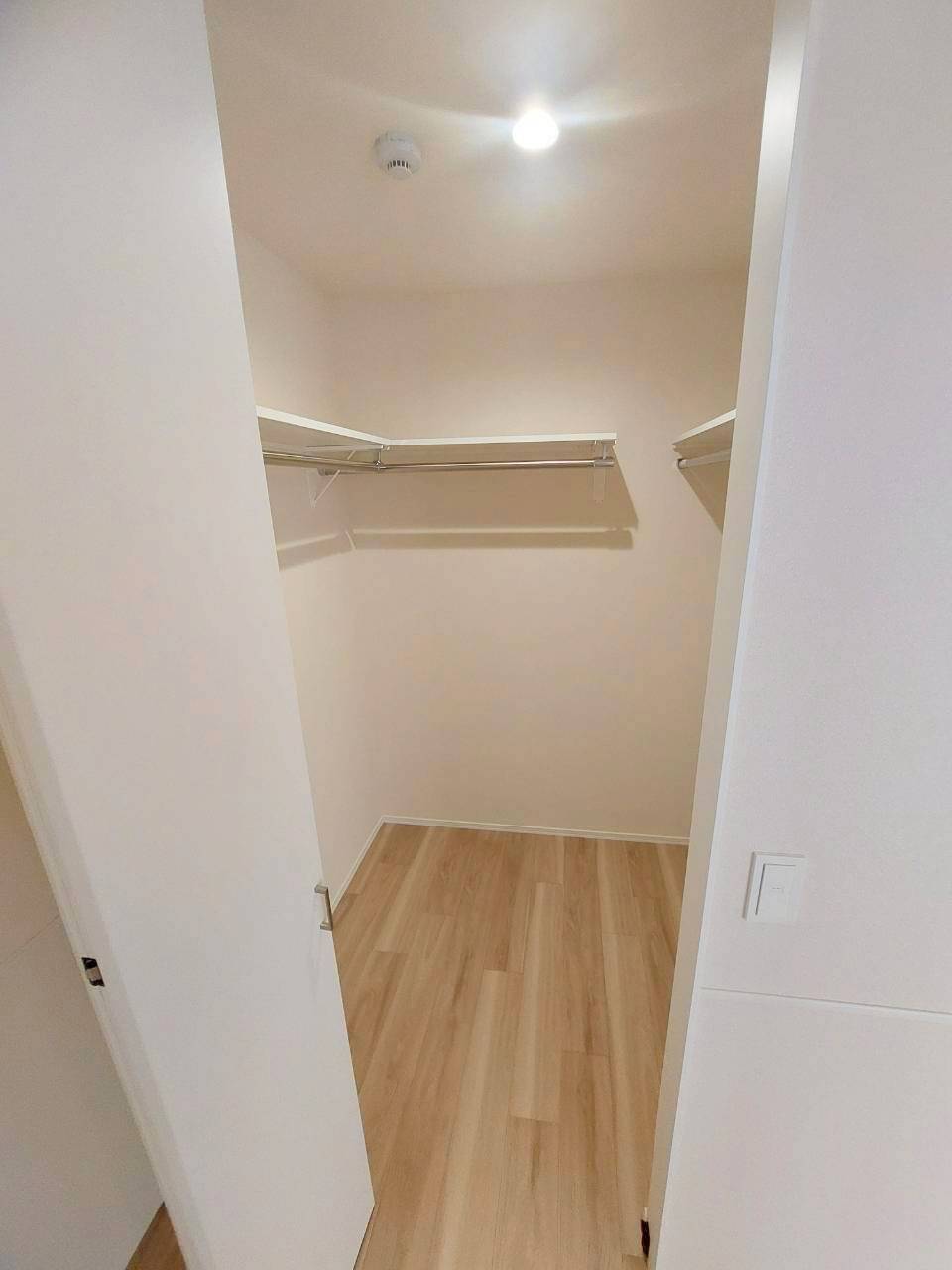 収納　大きなスペースがあり、収納には困りません