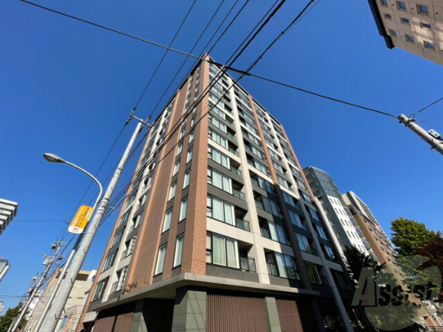 建物外観　札幌市中央区南７条西「プライムメゾン鴨々川」