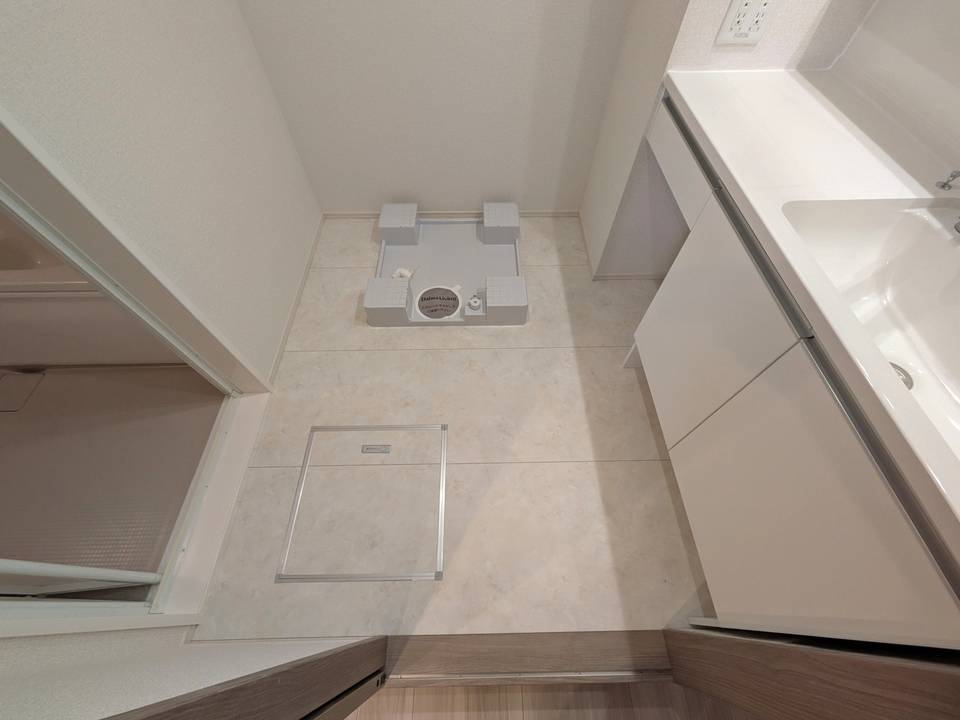 洗面設備　洗濯機置場