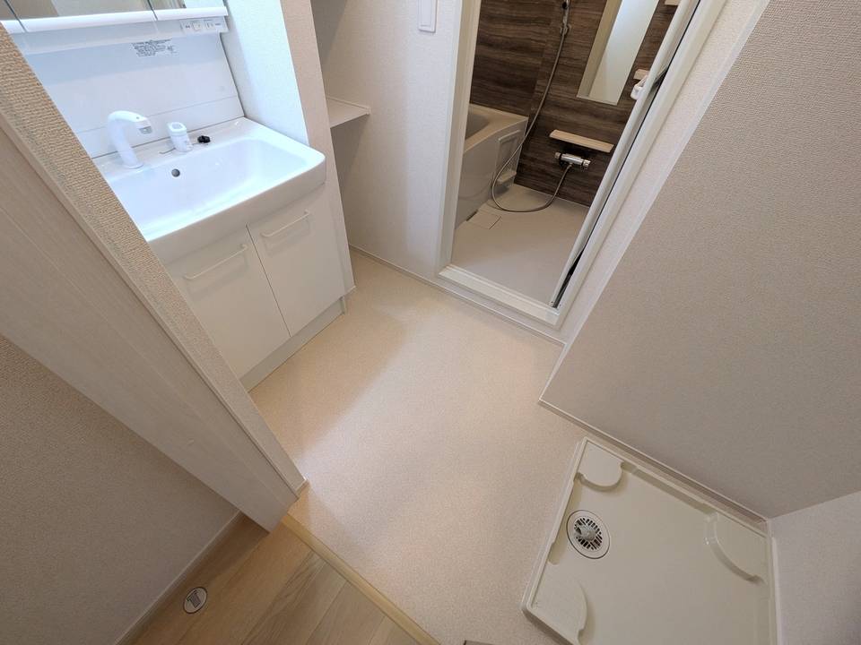 洗面設備　洗濯機置場